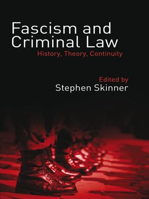 cover image of Fascism and Criminal Law